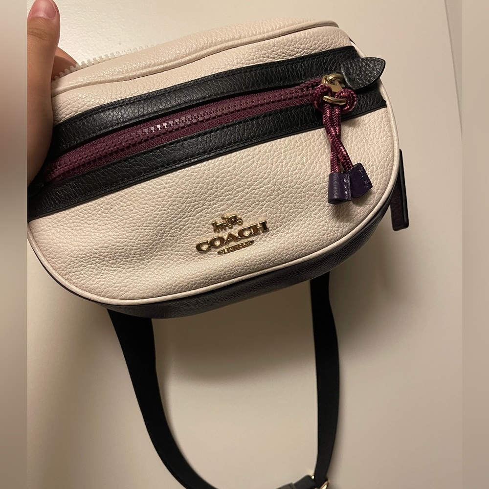 COACH Purple Fanny Pack/Track Belt Bag